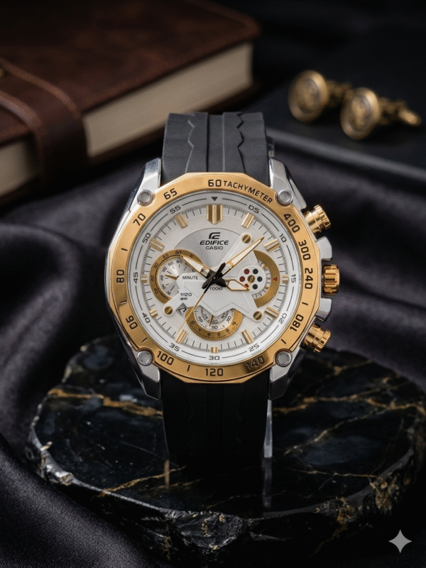 Edifice Golden White